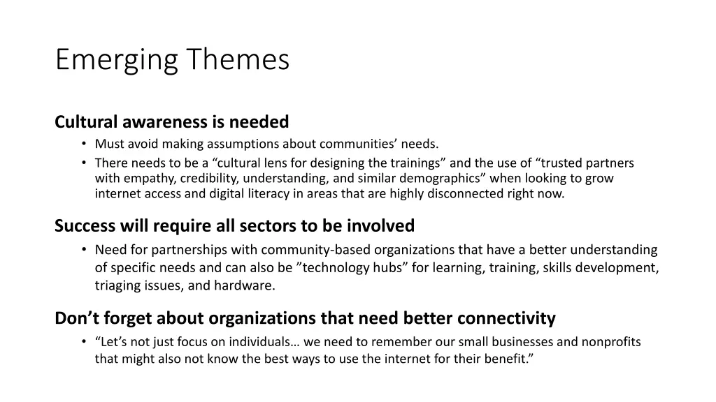 emerging themes 4
