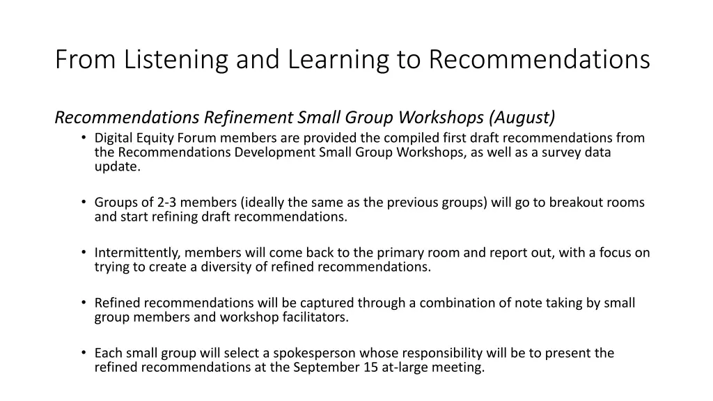 from listening and learning to recommendations 2