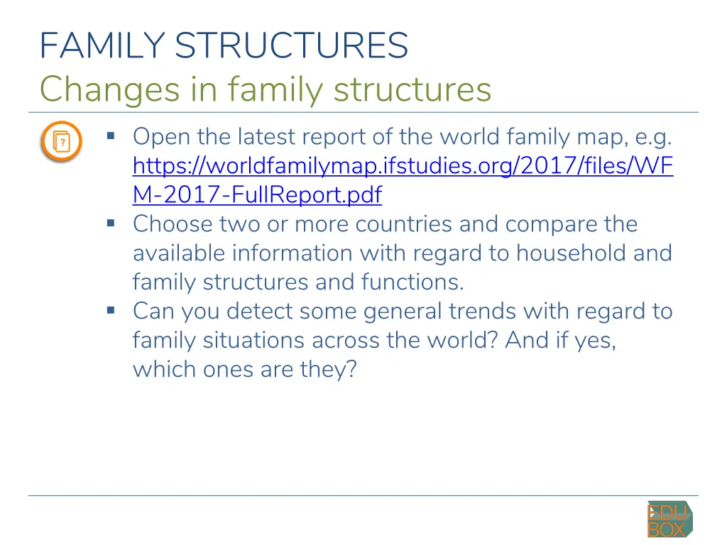 family structures changes in family structures 1