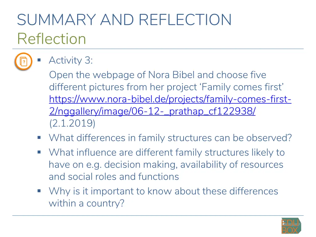 summary and reflection reflection activity 3 open
