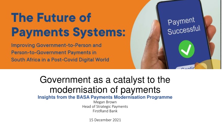 government as a catalyst to the modernisation