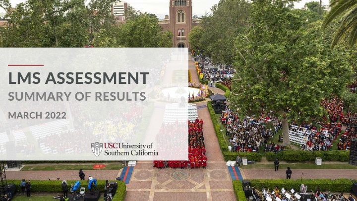 lms assessment summary of results