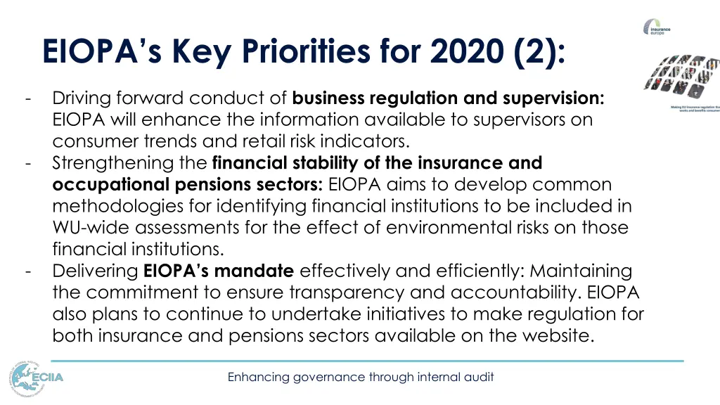 eiopa s key priorities for 2020 2