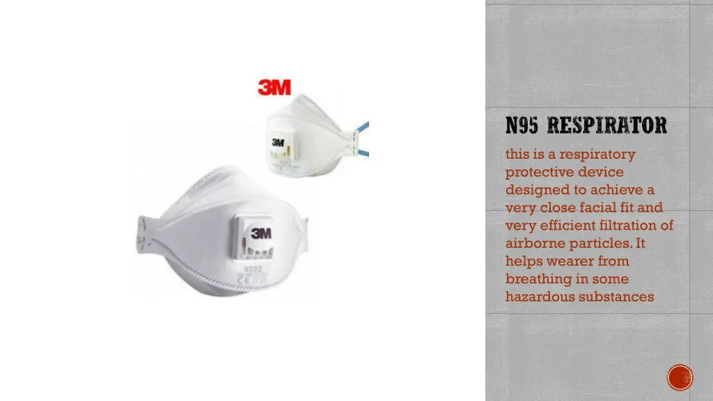 n95 respirator this is a respiratory protective