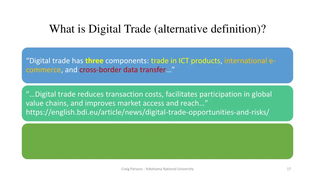 what is digital trade alternative definition