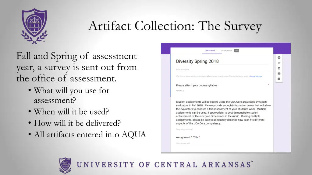 artifact collection the survey