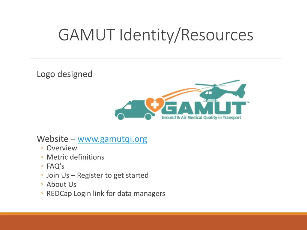 gamut identity resources