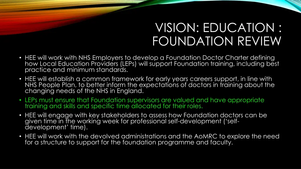 vision education foundation review