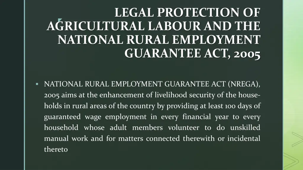 legal protection of agricultural labour 1