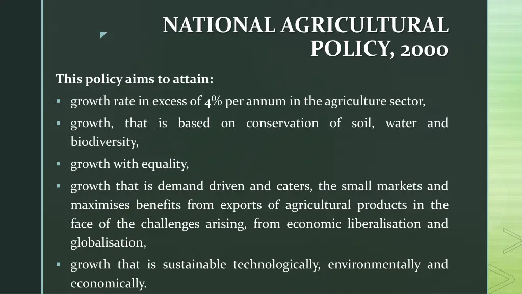 national agricultural