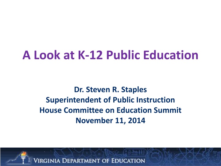 a look at k 12 public education