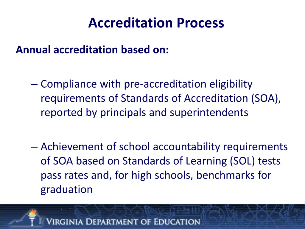 accreditation process