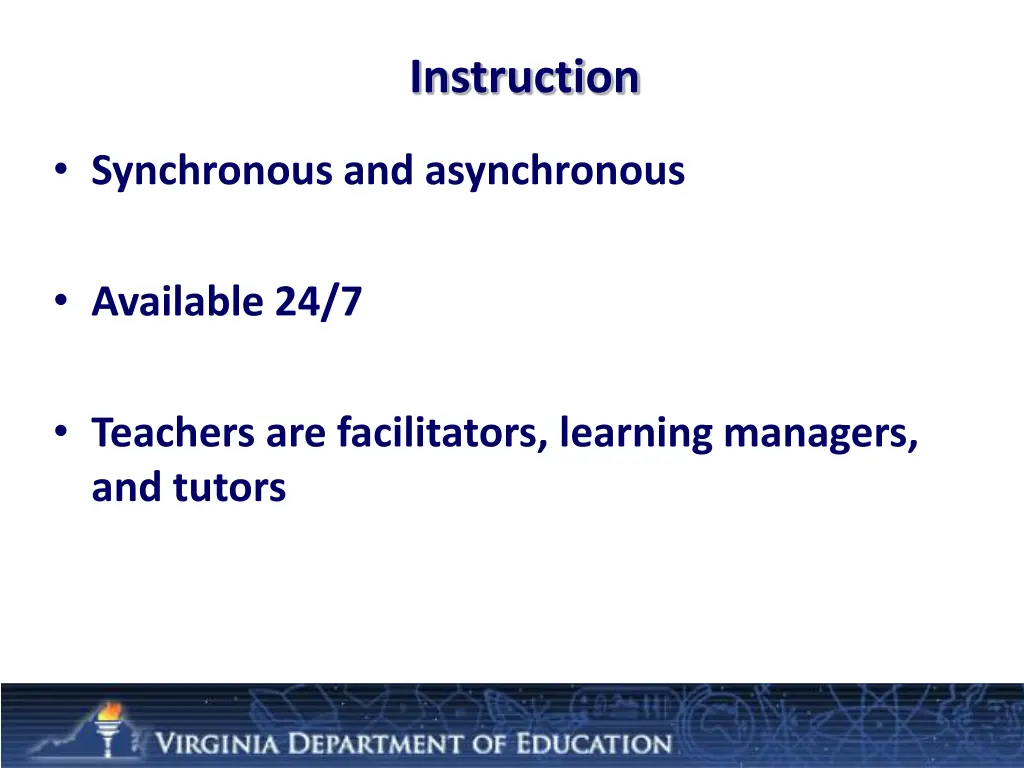 instruction