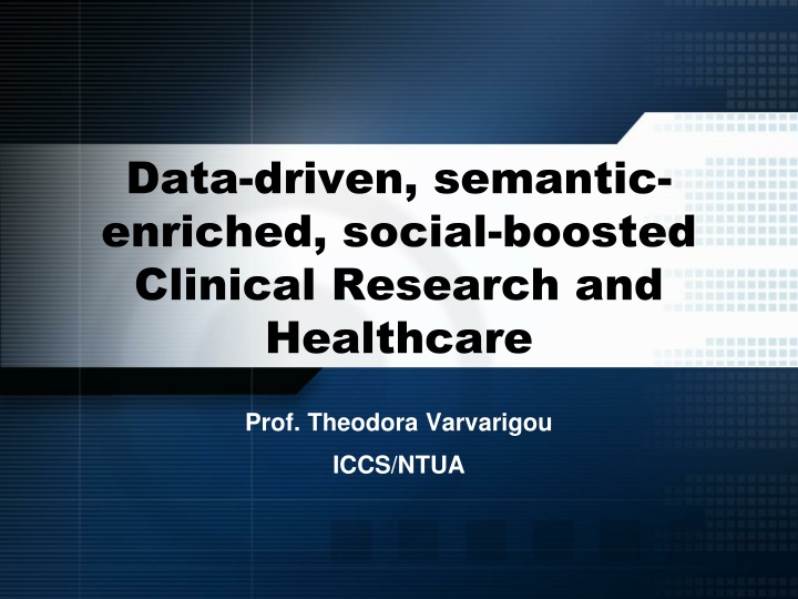 data driven semantic enriched social boosted
