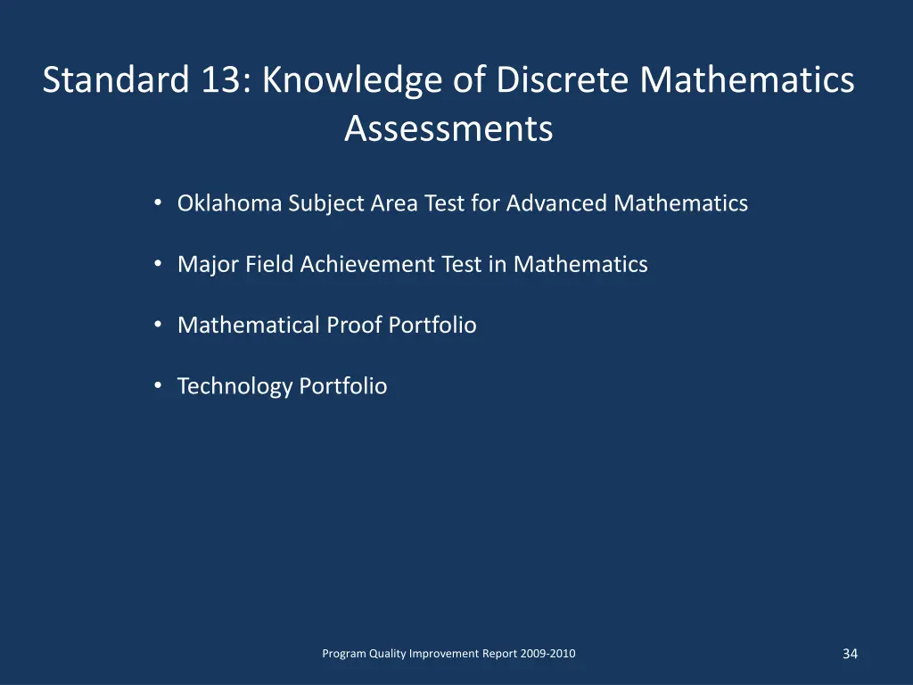 standard 13 knowledge of discrete mathematics 1