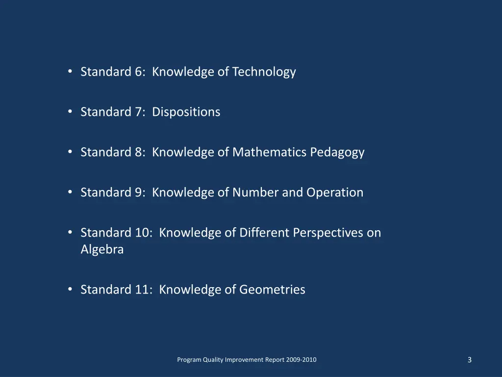 standard 6 knowledge of technology