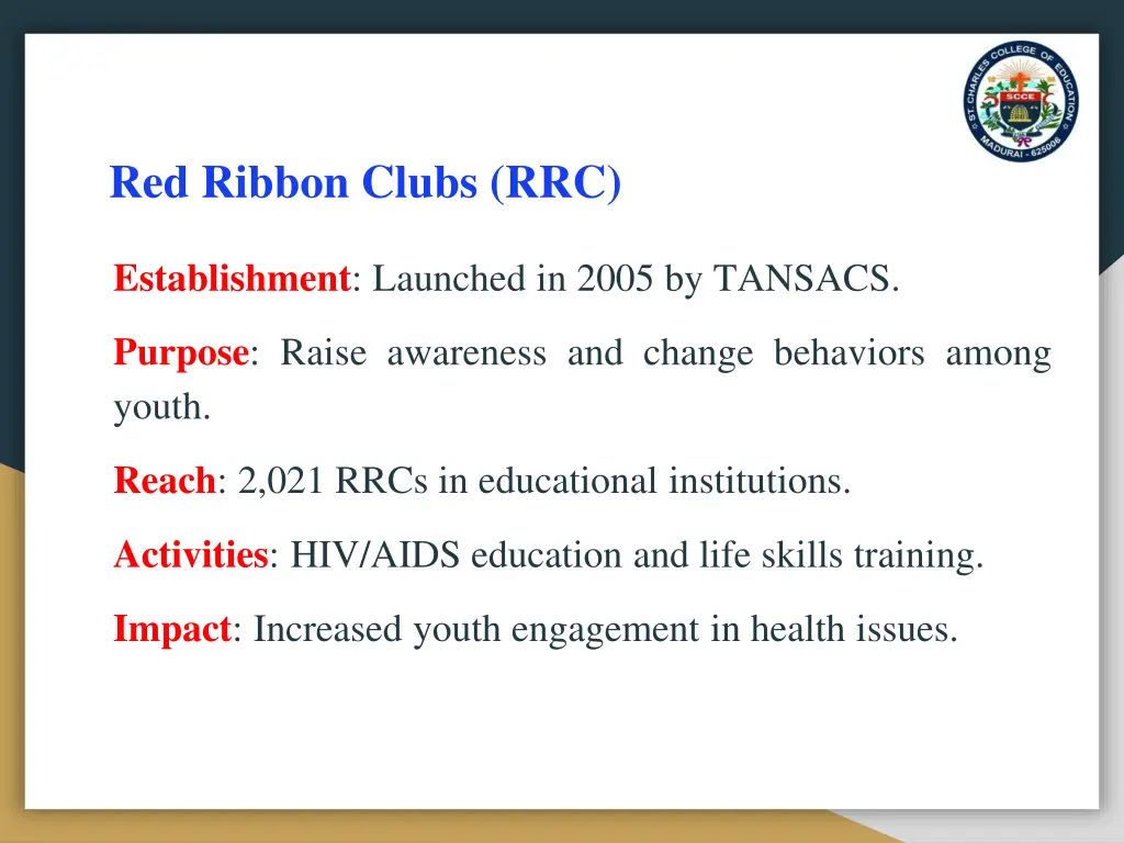 red ribbon clubs rrc