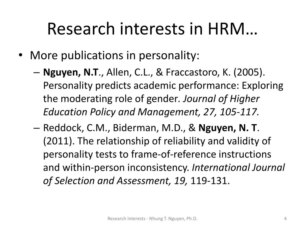 research interests in hrm 1