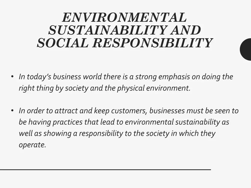 environmental sustainability and social
