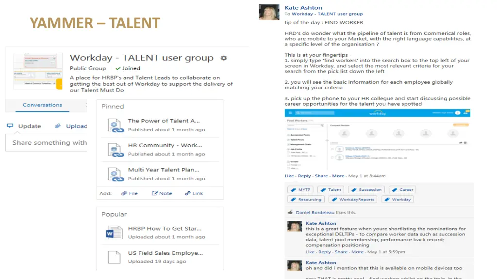 yammer talent