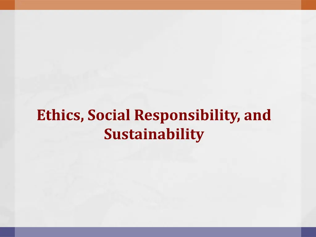 ethics social responsibility and sustainability