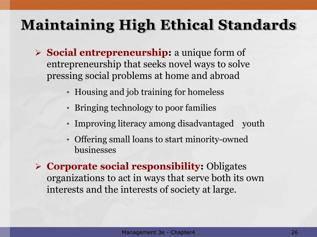maintaining high ethical standards 7
