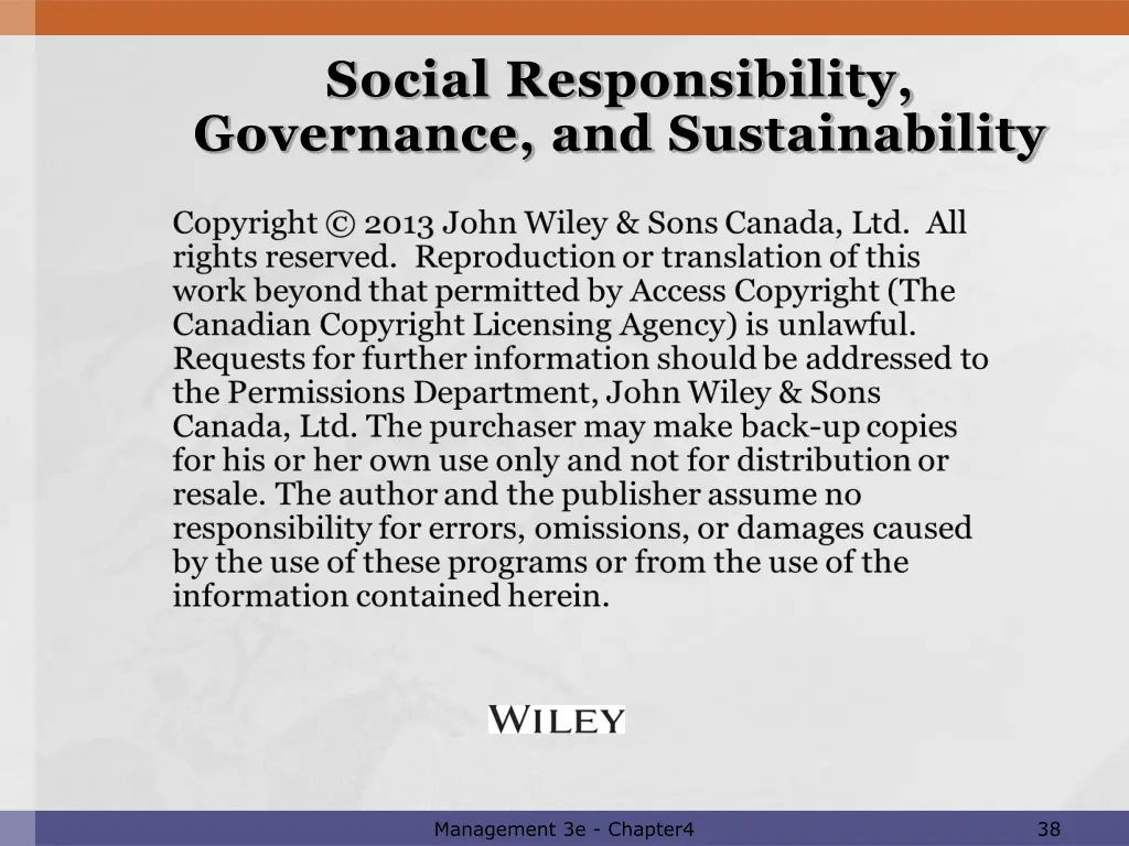 social responsibility governance 11