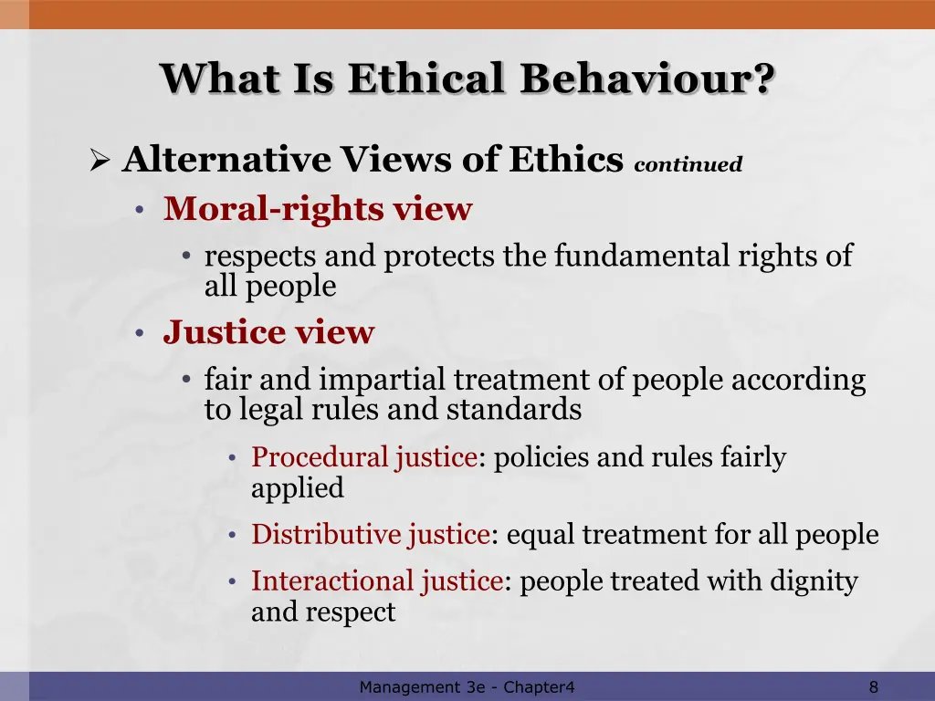 what is ethical behaviour 4