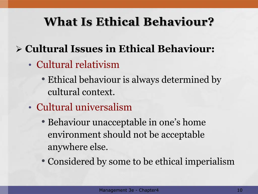 what is ethical behaviour 6