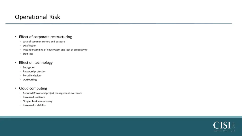 operational risk 1