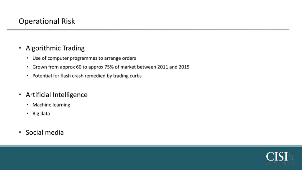 operational risk 2
