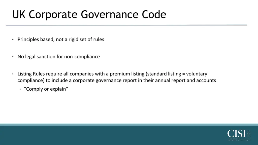 uk corporate governance code