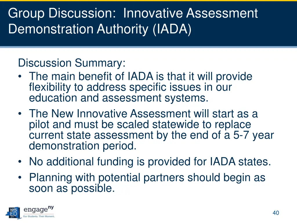 group discussion innovative assessment