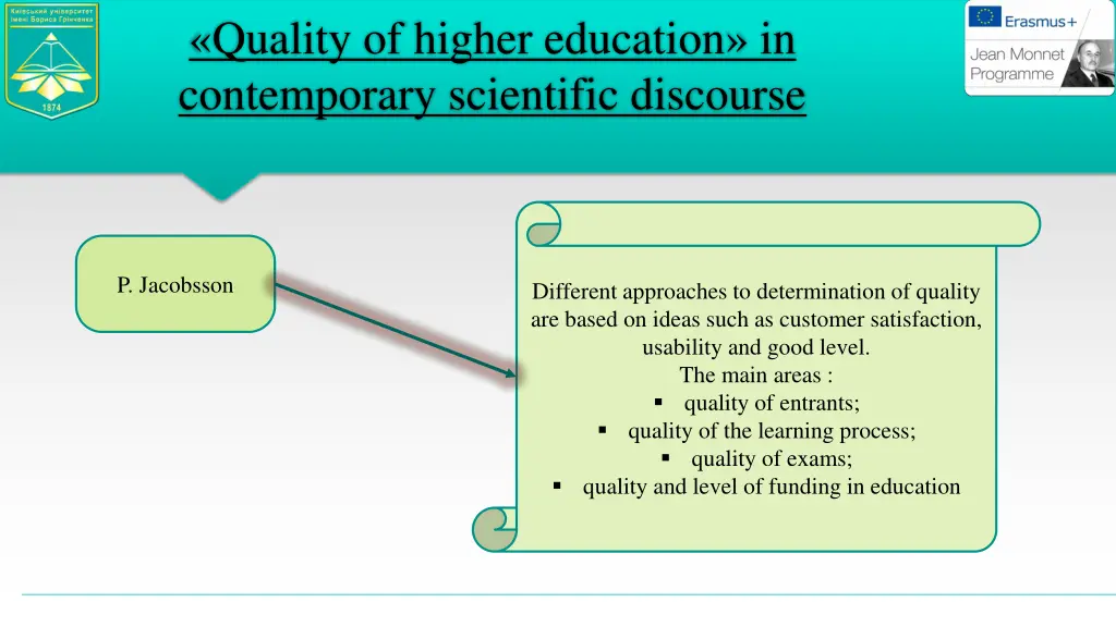 quality of higher education in contemporary 1