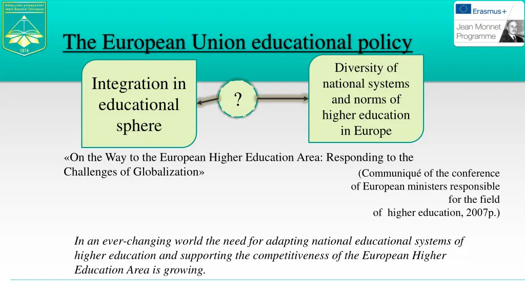the european union educational policy 1