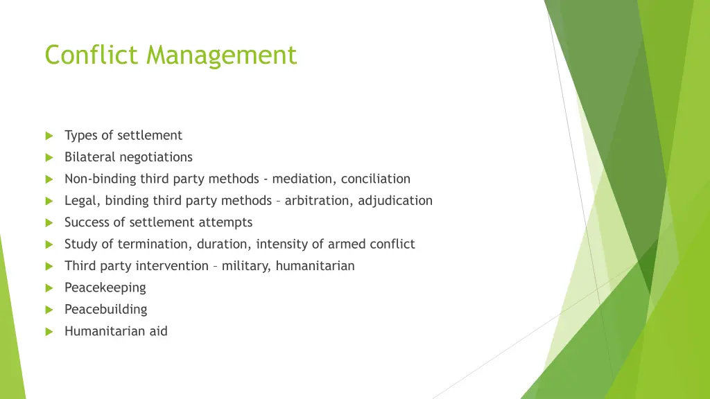 conflict management 1
