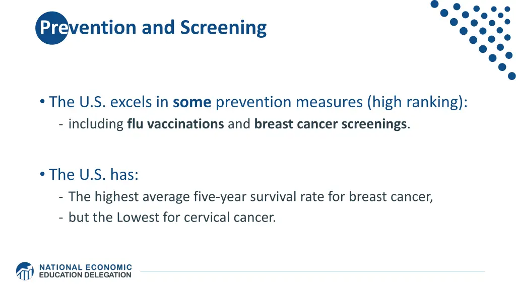 prevention and screening