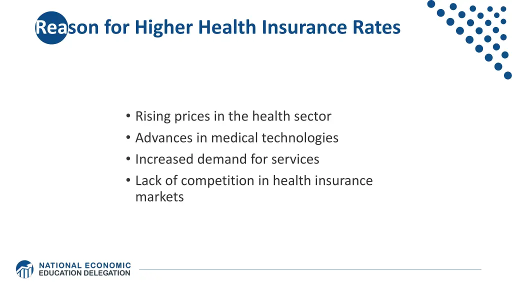 reason for higher health insurance rates