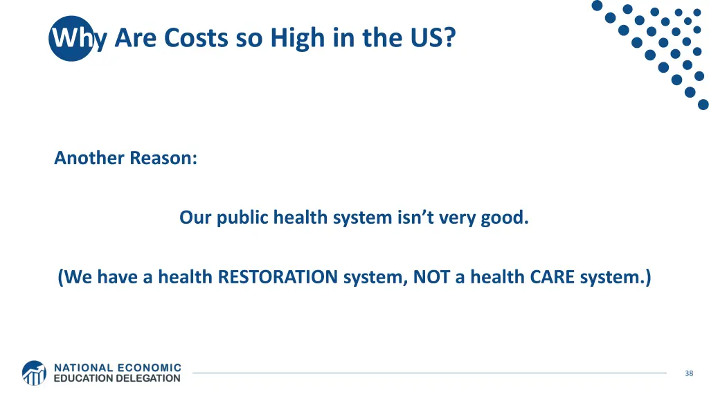 why are costs so high in the us 1