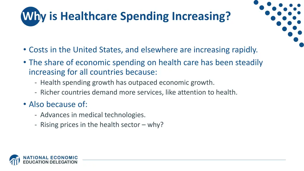 why is healthcare spending increasing