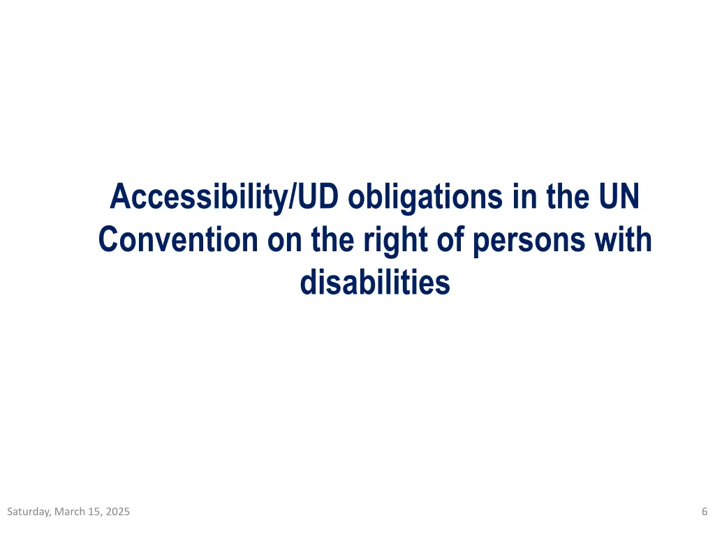 accessibility ud obligations in the un convention