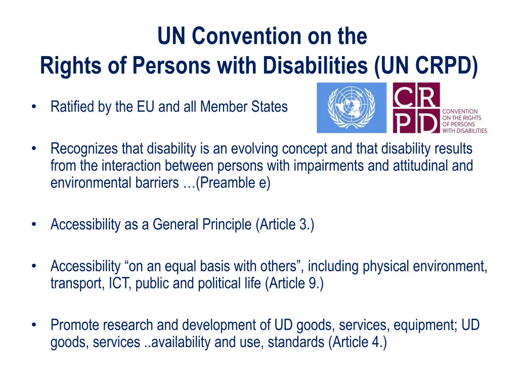 un convention on the