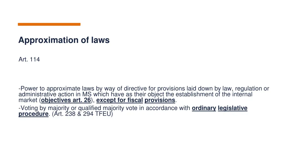 approximation of laws