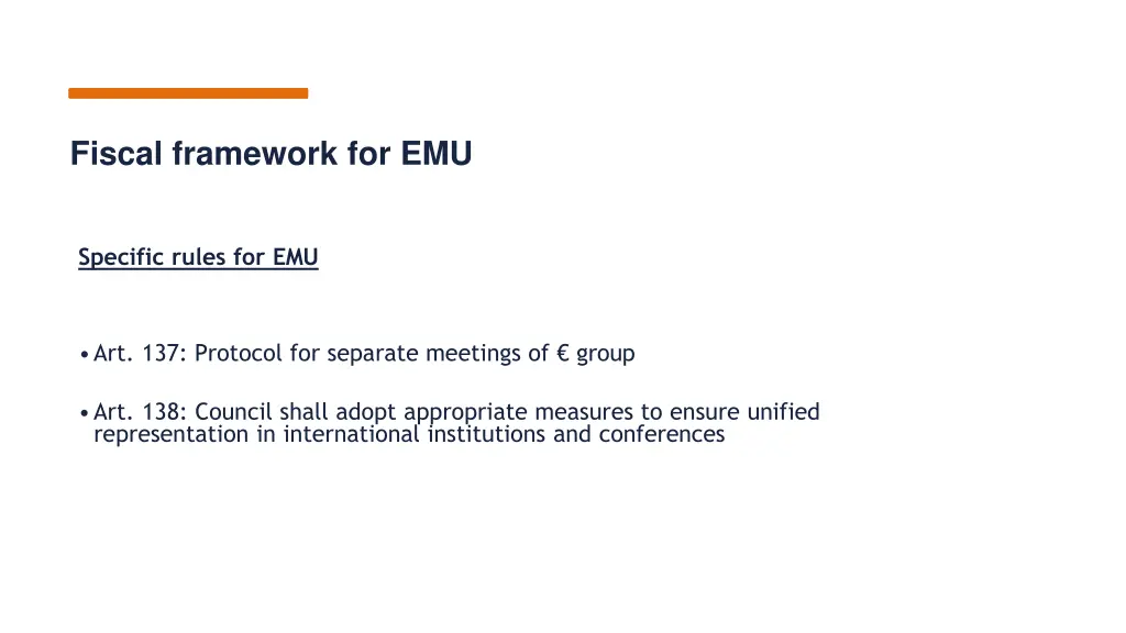 fiscal framework for emu 4