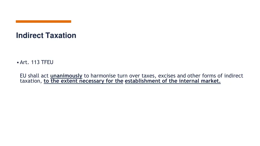 indirect taxation 1
