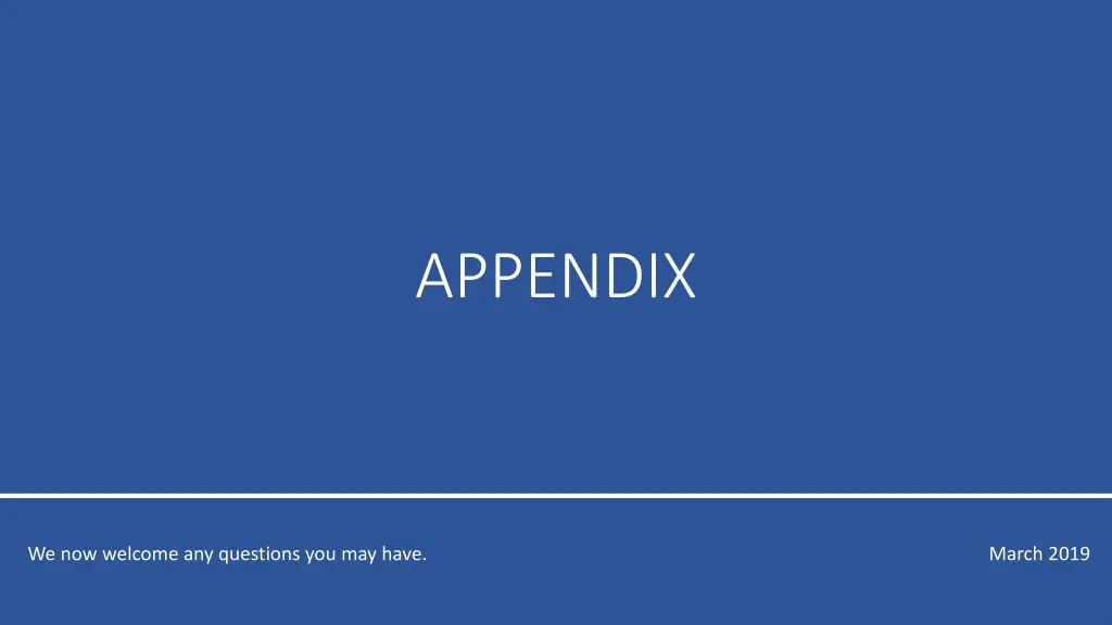 appendix