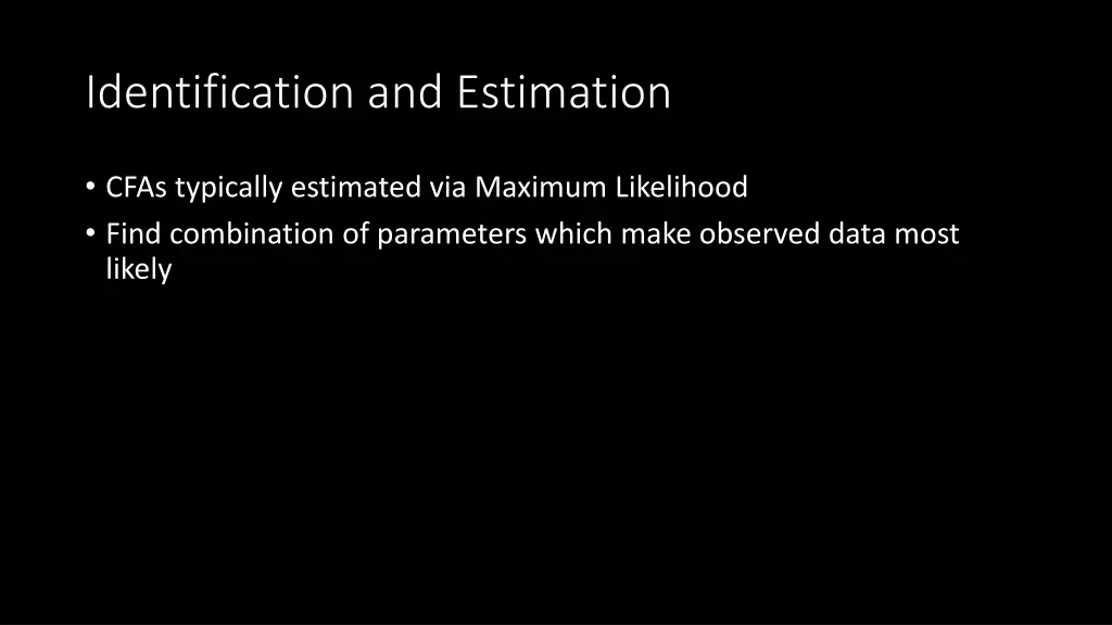 identification and estimation 3