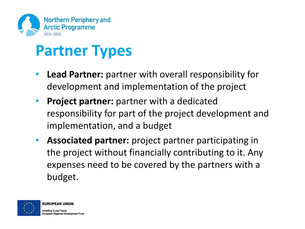 partner types