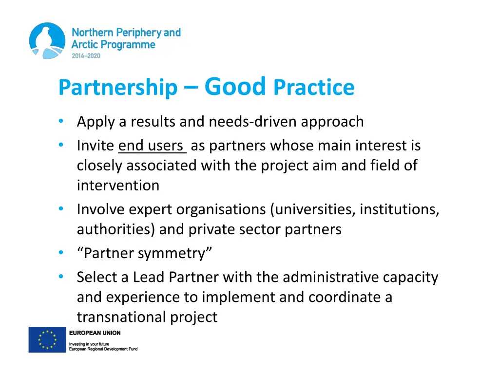 partnership good practice