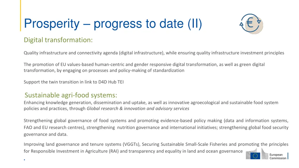 prosperity progress to date ii